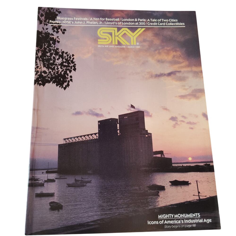 Delta SKY Magazine - March 1989 - "Mighty Monuments", Japanese Baseball, PGA